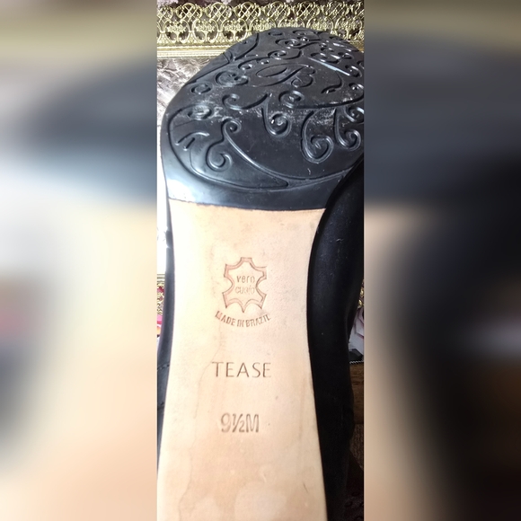 Brighton Women's Size 9.5 Tease Black Genuine Leather Knee High Heeled Boots - Picture 10 of 11